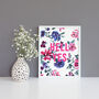 Personalised Floral Words Print, thumbnail 1 of 6