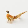Enamel Pheasant Brooch, thumbnail 1 of 4