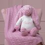 Personalised Bashful Tulip Pink Bunny Large Soft Toy, thumbnail 2 of 6