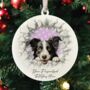 Personalised Christmas Border Collie Break Through, thumbnail 3 of 10