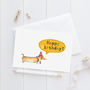 Happy Birthday Sausage Dog Greeting Card, thumbnail 1 of 4