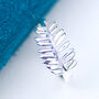 Sterling Silver Fern Leaf Ring, thumbnail 3 of 8