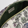 Hydrangea Large Quilted Makeup Bag, thumbnail 6 of 7