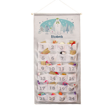 Personalised The Snowman And The Snowdog Advent Calendar, 5 of 5