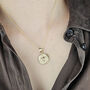 Taurus Zodiac Star Sign Gold Plated Necklace, thumbnail 2 of 4