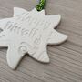 Starburst Shaped Happy Diwali Clay Decoration, thumbnail 4 of 4
