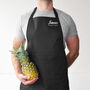 Personalised Chef Apron: Cooking Accessories Gift, thumbnail 3 of 12