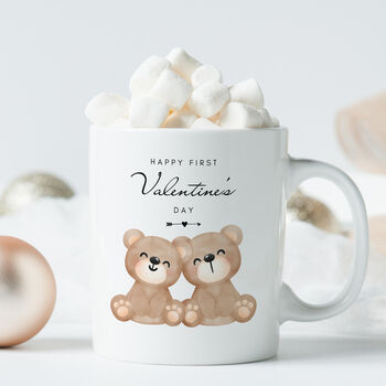 First Valentine’s Day Gift Mug – Bear Couple, 4 of 8