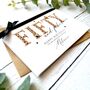 Fifty And Fabulous Handmade Leopard Print Birthday Card, thumbnail 5 of 7