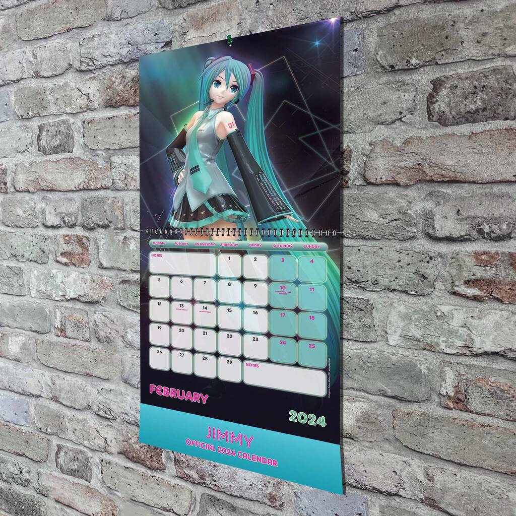 'Hatsune Miku' 2024 Calendar By Intervino