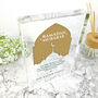 Personalised Ramadan Mubarak Mosque Silhouette Giant Crystal Block 19.5cm X 14cm, thumbnail 6 of 7