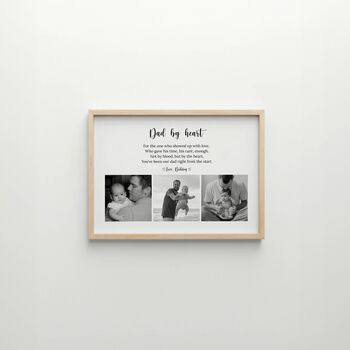 Personalised Dad By Heart Photo Print, 7 of 8