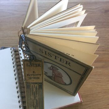 'Sister' Upcycled Notebook, 3 of 5