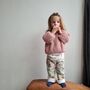 Girls Floral And Gingham Quilted Trousers, thumbnail 1 of 4