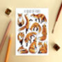 Wildlife Collective Nouns Postcard Pack Of Twelve, thumbnail 7 of 8