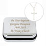 Personalised Box With Silver Cross Necklace, thumbnail 7 of 7