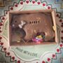 Hand Iced Personalised Brown Bear Biscuit Gift, thumbnail 6 of 6