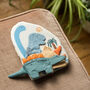 Baby And Toddlers Cotton Fabric Dinosaur Book, thumbnail 6 of 11