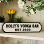 Pub / Bar House Personalised Wooden Double Road Sign, thumbnail 4 of 7