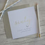 60th Birthday Personalised Foil Card, thumbnail 2 of 3