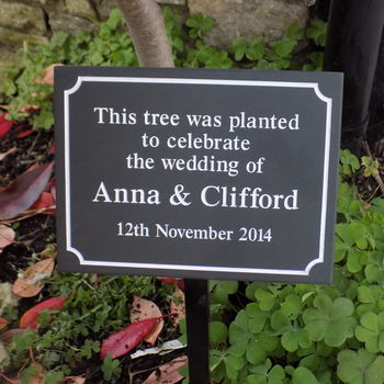 Personalised Tree Planting Plaque, 4 of 10