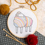 Sheep Embroidery Kit, thumbnail 1 of 7