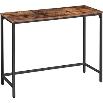 Brown Console Table Hallway Table Narrow Side Table, 6 of 9