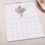 2025 Floral Birth Month Calendar For The Wall, thumbnail 5 of 6