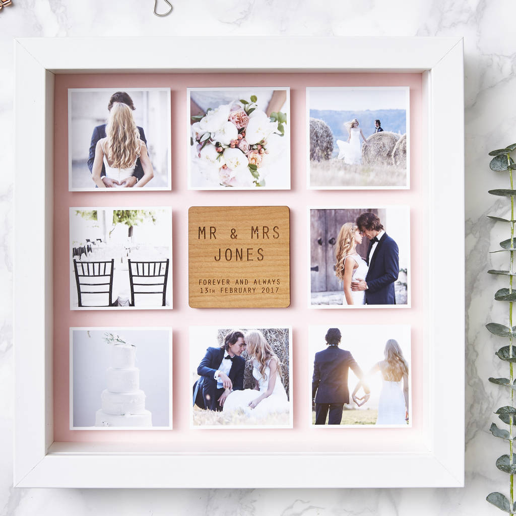 Personalised Framed Wedding Photo Print, 1 of 12