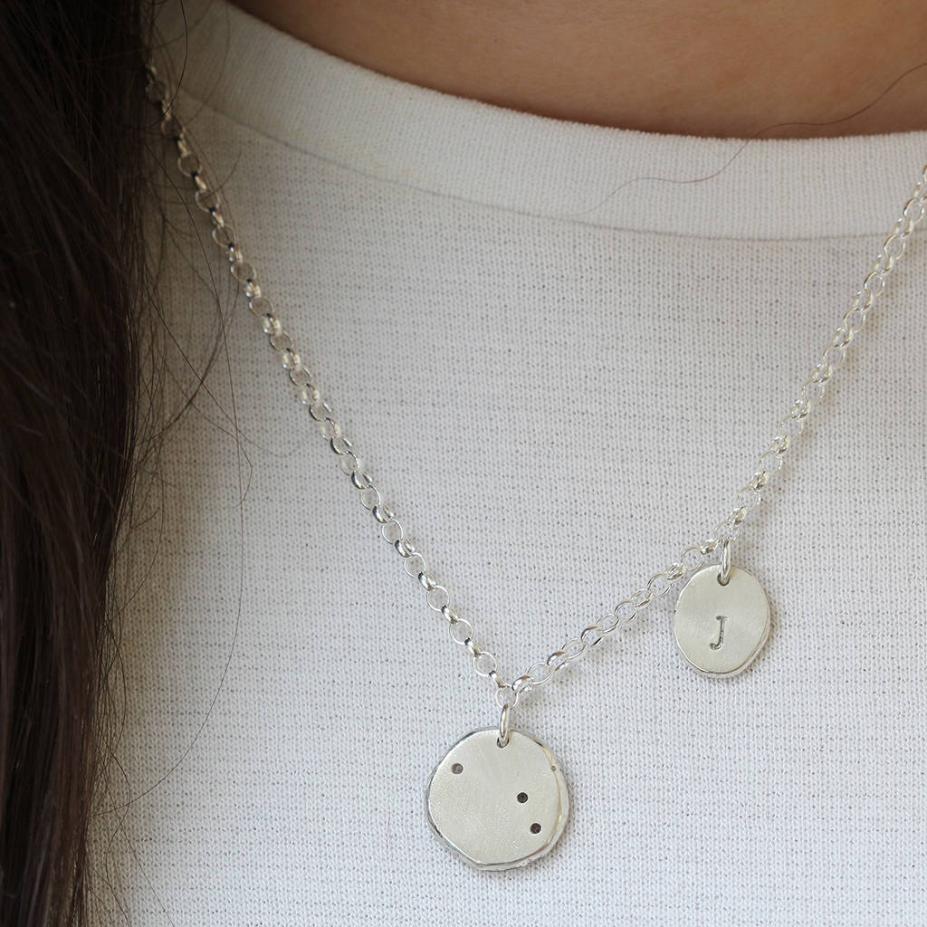 Personalised Constellation And Initial Charm Necklace, 1 of 6