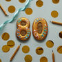 Hand Iced 80th Birthday Biscuit, thumbnail 3 of 3