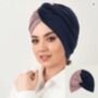 Chemo Headwear Pre Tied Headscarves Cancer Turban Headwrap Duo Colours, thumbnail 4 of 10