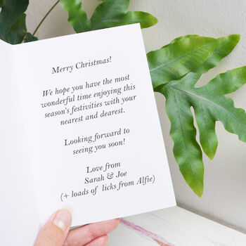 Basset Hound Christmas Card, 5 of 7