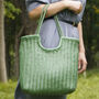 Weaving Leather Handbag, thumbnail 1 of 8