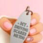 Funny Gift For Her Personalised Engraved Keyring, thumbnail 1 of 2