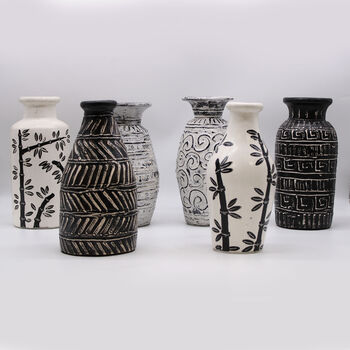 Lombok Motif Straight Handmade Vase, 4 of 6