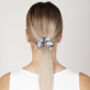 100% Silk Small Scrunchie Tie And Dye Greys, thumbnail 1 of 2