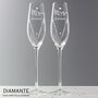 Wedding Toasting Glasses Mr And Mrs Crystal Flutes, thumbnail 6 of 6