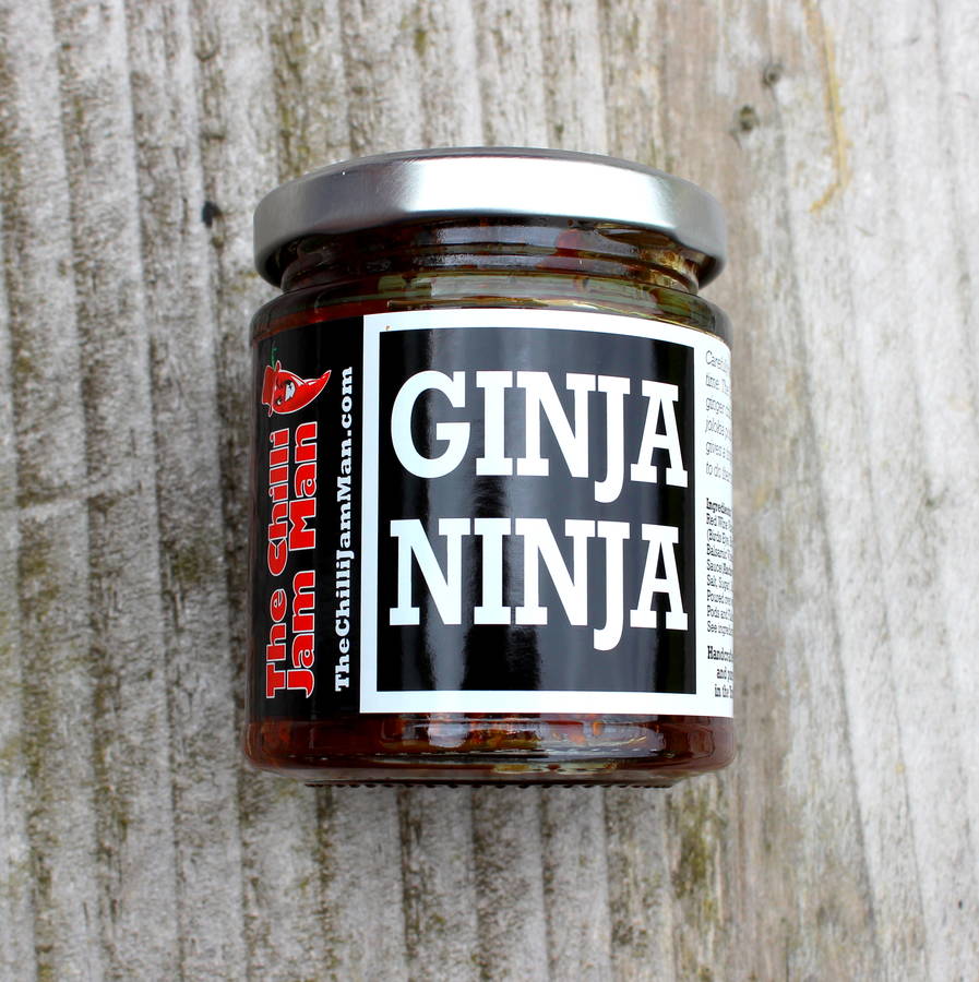 ginja ninja ultra chilli jam by the chilli jam man