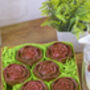 Bouquet Of Six Red Rose Hot Chocolate Bombes, thumbnail 3 of 3