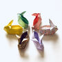 Fold Your Own Origami Paper Easter Bunny Baskets, thumbnail 2 of 12