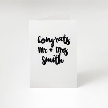 Personalised Mr And Mrs Card, 3 of 4