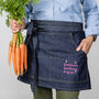 Personalised Embroidered Gardener's Apron, thumbnail 1 of 2