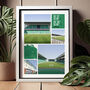 Hibs Views Of Easter Road Poster, thumbnail 1 of 7