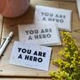 You Are A Hero Mini Pocket Cards Pack, thumbnail 4 of 4