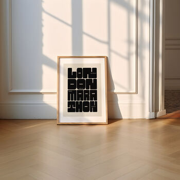 London Marathon Custom Print, 5 of 11