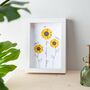 3D Sunflower Family Print, thumbnail 1 of 2