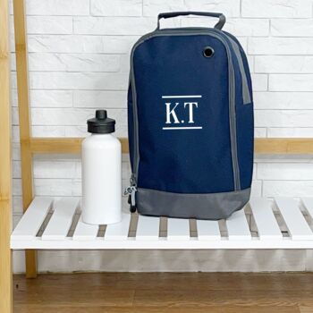 Personalised Initials Boot Bag In Block, 2 of 2