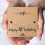 40th Birthday Gold Plated Star Bracelet And Gift Wrap, thumbnail 7 of 9