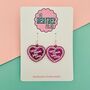 Thick Thighs Save Lives Glitter Earrings *More Colours Available*, thumbnail 1 of 4